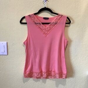 For Joseph Blush Lace Camisole